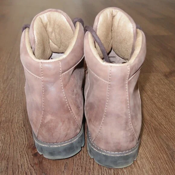 Womens Birkenstock Jackson Brown Leather Lace Up Casual Hiking Boots 39 8/8.5 US - Picture 6 of 7